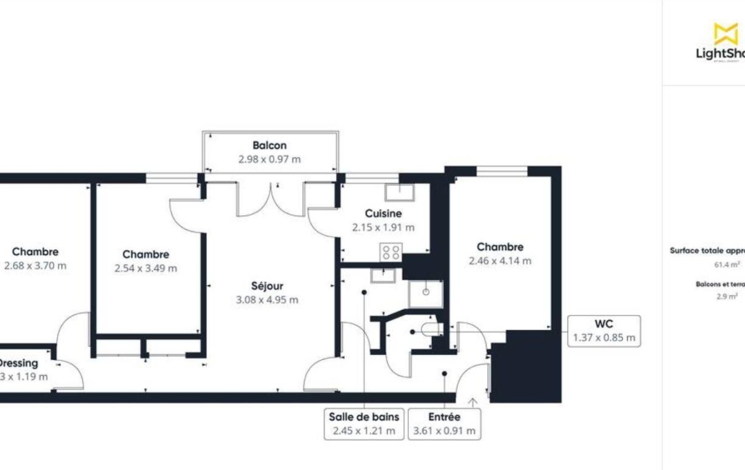 Annonces ANTONY : Appartement | VITRY-SUR-SEINE (94400) | 62 m2 | 200 000 &euro; 