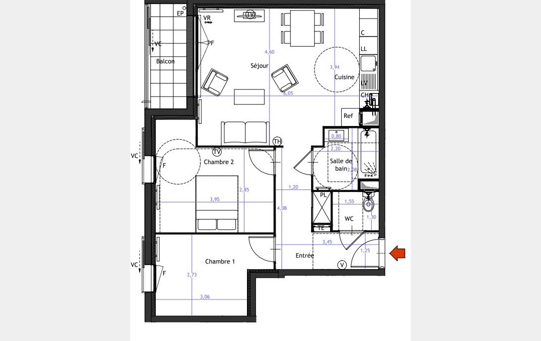 Annonces ANTONY : Appartement | VITRY-SUR-SEINE (94400) | 62 m2 | 346 000 &euro; 
